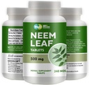 Neem Tablets - 100% Pure (Azadirachta Indica) (240 Count - 500mg) 120 Tage Versorgung (1 Pack)