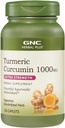 GNC Kräuter Plus Turmeric Curcumin 1000mg Supplement, Extra Kraft, Vegetarisch, 120 Servierungen