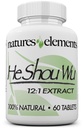Foti für graues Haar - Chinesische Kräuter stimuliert Haarwachstum - 500mg Tabletten - Made In den USA