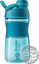 BlenderBottle 20oz SportMixer Protein Shaker Bottiglie, Nero & Teal, Bundle di 2