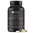 Ganzes Essen Täglich essentielle Multivitamine für Erwachsene und Senioren - 2X pro Tag - Vitamin A, C, D, E, B12 und Mineralien - Natürliche und ganzheitliche Unterstützung (60 Kapseln)