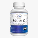 Complesso di vitamina C Super C – Protezione Antiossidante ad alta potenza per la salute e la funzione immunitaria con HIPS Rose – 50 compresse, 30 giorni di servizio, 1000 mg – OGM-Free, Formula vegana