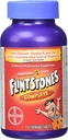 Flintstones Kaubare Kinder Vitamine, Komplettes Multivitamin für Kinder und Kleinkinder mit Eisen, Kalzium, Vitamin C, Vitamin D & mehr, 300ct (Pack mit 2 150 Zähler Flaschen)