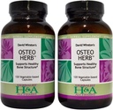 Capsules Osteo Herb de David Winston, 2 Pack - 120 Comptez chaque bouteille, soutient la structure osseuse saine*
