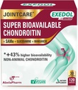 Exedol Bioverfügbare Glucosamin Chondroitin, Vegan Joint Support Supplement für verbesserte Gelenkfunktion, Knorpelgesundheit, Connective Tissue und Knochengesundheit - 120 Kapseln