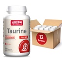 Jarrow Formeln Taurine 1000 mg, Nahrungsergänzungsmittel, Aminosäureergänzungsmittel für Gehirngesundheitsunterstützung, 100 Kapseln, 100 Tage Versorgung, (Pack mit 12)