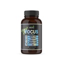Fokus 14-in-1 Nootropic Brain Supplement mit Lions Mane, Alpha GPC Choline, Vitamin C & B12, Taurine, Bacopa - Energie, kognitiv, Memory Support, 60 Filler Kostenlose Kapseln