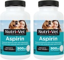 Nutri-Vet Aspirin Chewables pour grands chiens, 75 comte, paquet de 2