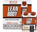 LABRADA NUTRITION - Lean Body RTD Whey Protein Shake, Convenient On-The-Go Meal Ersatz Shake für Männer & Frauen, 20 Gramm Protein – Zero Sugar, Lactose & Gluten Free, Gesalzen Caramel (Pack von 16)