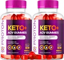 (2 Pack) Proton Keto ACV Gummies, Proton Keto Plus ACV Gummies 1050MG, Proton Keto, Keto ACV Gummies Advanced Proton Apple Cider Vinegar Support, Proton Keto ACV Gummy Recensioni, 120 Gummies