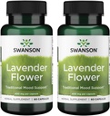 Swanson Lavender Flower - Kräuter-Ergänzung Förderung traditionellen Mood-Unterstützung - Kann Entspannung & Steady Nerves fördern - (60 Kapseln, 400mg Jeder) (2 Packung)