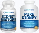 Kidney Restore & Pure Kidney 2-Pack Bundle für Kidney Cleansing & Supporting Protein Levels mit einer Low Protein Kidney Diät