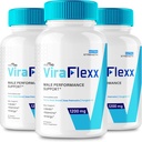 VIVE MD ViraFlexx für Herren, ViraFlexx Male Enchantment - Maximale Leistung, All Natural Dietary Supplement Extra Strength Pills, ViraFlexx Pro unterstützt Gesamtgesundheit, Vira Flexx Bewertungen (3 Pack)