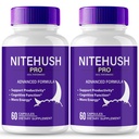 Nite Hush Pro Brain Ergänzungen für Memory- und Fokuskapseln, NiteHush Advanced Formula Brain Health Support - Maximum Strength Nootropics NiteHushPro Alle Natural Support Pills Bewertungen (2 Pack)