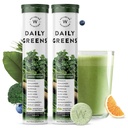 WELLBEING NUTRITION Tägliche Grüne, Ganznahrung Multivitamin mit Vitamin C, Zink, B6, B12 für Immunität und Detox mit 39+ Organisch zertifizierten Pflanzen Superfoods & Antioxidantien(15Tabs x 2) (63 g (Pack von 2))