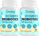120 miliardi di CFU Probiotici - Probiotici di sostegno di menopausa per le donne, Integratore Probiotico naturale di menopausa per i flash caldi Night Sweats Mood Swings Ormone Balance Gut & Immune Health- 120 Caps
