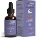 TruHeight Kids Sleep Tincture Alter 2+ (Watermelon Flavor) - Babys, Kleinkinder und Kinder Natural Sleep Aid - Baby, Kleinkind, Kind Melatonin 2 Jahre alt+ - Vitamin B6, Riboflavin, Zink, Kupfer, Zitronenbalsam