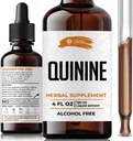 SIRUNES Quinine Tincture Extract Quinine getrocknete Bark Kräuterergänzung Quinine Immunsystem Unterstützung Cinchona Bark Flüssigkeitstropfen Alkohol und Gluten Free-4 fl Oz