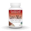 Planetary Herbals Lion's Mane, für Gedächtnis, Fokus und Stimmung*, 1.000 mg - 60 Vegan Kapseln