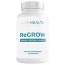 PUREHEALTH FORSEARCH ReGrow - Haarwachstum Vitamine - mit Saw Palmetto, Biotin, Collagen, Zink, Eisen, Iodin, Selenium &amp; Mehr - Haarergänzungen für Damen & Herren - 60 Kapseln