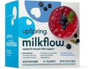 UpSpring Milchstrom Elektrolyt Brüstzusatz Getränke Mischung Fenugreek-frei, Moringa & Blueberry Acai Flavor, Lactationsergänzung zur Unterstützung Brustmilchversorgung und Restore Elektrolyte, 16 Mischungen