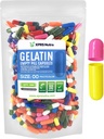 XPRS Nutra Größe 00 Leere Kapseln - 500 Graf Leere Gelatine Kapseln - Pille DIY Kapsel Füllung - Füllbare Pille Gel Kapseln für Do-It-Yourself Ergänzungen (Multi Color)