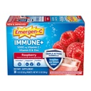 Emergen-C Immune+ Dreifache Wirkung Immununterstützung Pulver, BetaVia (R), 1000mg Vitamin C, B Vitamine, Vitamin D und Antioxidantien, Himbeer, Zurück zu Schule Essentials – 30 Count