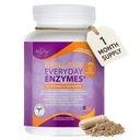 Dr. Liz Cruz Jeden Tag ENZYMES - Verdauungsergänzung, Nahrungsergänzungsmittel, Medizinische-Grade Super Enzyme, Bloating, Gas und Reflux Relief für Frauen, Männer, & Kinder Non-GMO, 100 Veggie Kapseln