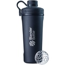 BlenderBottle Radian Shaker Cup Bottiglia di acqua isolata in acciaio inossidabile con filo Whisk, 26-Ounce, opaco nero
