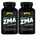 SNAC ZMA Die Original Erholung & Schlaf-Ergänzung, fördert Muskelrückgewinnung, Immununterstützung und Restauration Schlaf mit Zink, Magnesium & Vitamin B6, 180 Veggie Kapseln (2 Packung 90 Zähler)
