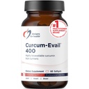 Designs für Health Curcum-Evail 400 - Bioverfügbare Kurkuma-Curcumin-Ergänzungen - Evail Emulsification Technology - Curcumin C3-Komplex mit Kurkumaöl + Vitamin E, Nicht-GVO (60 Softgels)