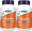 Jetzt Lebensmittel: L-Tyrosine Neurotransmitter Unterstützung 750 mg, 90 Caps (2 Packung)