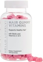 Haar Vitamine Gummi - Biotin 5000 mcg mit Vitamin E, C & Zink, Haarwachstum Vitamine für Frauen und Männer - Stärker, schönes Haar, Haut und Nägel Supplement, Non-GMO & Gluten-Free - 120 Gummy Bears
