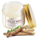 Wild Yam Cream Organic für Hormone Balance, 2.1 oz Bio Wild Yam Root Cream für Damen - Förderung Perimenopause & Menopause Unterstützung - Health Balm w/No Parabens für Komfort & Wellness