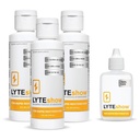 LyteLine LyteShow Sugar-Free Electrolyte Supplement, 3 Pack, 120 Servierungen - Keto Friendly, Zink und Magnesium für schnelle Rehydrierung, Workout, Muskel Erholung und Energie - Vegan