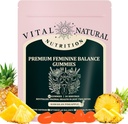 Feminine Balance Gummis - Frauen Gesundheit Probiotika für pH & Immununterstützung & natürliche Ananas Flavor (1)