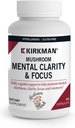 Kirkman - Mushroom Mental Clarity & Focus - 60 Kapseln - Tägliche kognitive Unterstützung - Allergiker