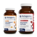 Metagenics Bundle - Ultra Potent-C Chewable & Magnesium Glycinate - 90 Tabletten von Ultra Potent-C Chewable für Immun- & Antioxidantien-Unterstützung - 120 Tabletten von Mag Glycinate für Nervous System Support