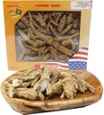 DOL Handgewählter amerikanischer Wisconsin Farmed Ginseng Root Medium&Large ᐅ Individuell州 bestimmt merk西 verdient gerechte und ausgewogene 花 Cultivated Wisconsin American Ginseng (Medium 8oz/Box)
