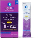 Liquid I.V.® Hydration Multiplier® +Sleep - Blueberry Lavender - Elektrolyt-Pulver-Getränk-Mischpakete | Günstig Single-Serving Sticks | Non-GMO | 10 Portionen (Pack von 1)