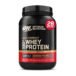 Optimum Nutrition Gold Standard Whey Protein, Extreme Milk Chocolate, 2 LB
