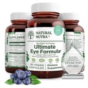 Natural Nutra Ultimate Eye Health Supplement - Bilberry & Blueberry Extrakt Mischung für Tag und Nacht Vision Unterstützung, fördert Farbwahrnehmung & Augenklarheit - Non-GMO, Gluten-Free, Vegan - 30 Kapseln