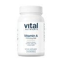 Vital Nährstoffe Vitamin A 7500mcg RAE | Vitamin Eine Ergänzung für Immunfunktion, Vision, Haut und Cellular Health | Gluten, Dairy, Soy Free | Non-GMO | 100 Kapseln