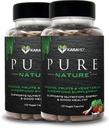 KaraMD reine Natur | Grüns, Obst und Gemüse Ergänzung | Vitamine, Fiber & Antioxidants | 20 Früchte und Gemüse Ergänzungen für Energie & Verdauung | Glutenfrei & Vegan freundlich (2 Pack)