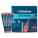 DripDrop Hydration Packets - Wassermelone - Single Serve Elektrolyte Pulver Getränke Mix - Non-GMO, Glutenfrei, Vegan - 32 Sticks