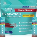 Elektrolyt-Pulver Sugar-Free Hydration Packets Black Cherry HydroMATE 16 Sticks