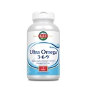 KAL Ultra Omega 3-6-9 1200mg | Fish Oil w/Cold Pressed Flaxseed & Borage Oil | Haut, Haar, Herz, Gedächtnis | 200 Softgels