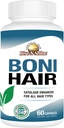 Rise-N-Shine BoniHair Katalase-Ergänzung für Vibrant, Youthful Hair Support- 10.000 IU Katalase mit Saw Palmetto, Biotin, Fo-Ti, PABA - 60 Kapseln