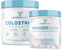 WONDERCOW Colostrum Unflavored + WonderGlow Hair Skin and Nails Vitamins, Unterstützung schnelleres Haarwachstum, härtere Nägel und glänzende Haut