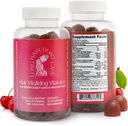 Lange Haare Pflege Haar Vitalisierende Vitamine, Haar Haut und Nägel Vitamine, Vitamine für Frauen und Männer, Pantothensäure, Folsäure & Biotin Gummie, Non-GMO Haar Vitamine, 60 Gummy Vitamine